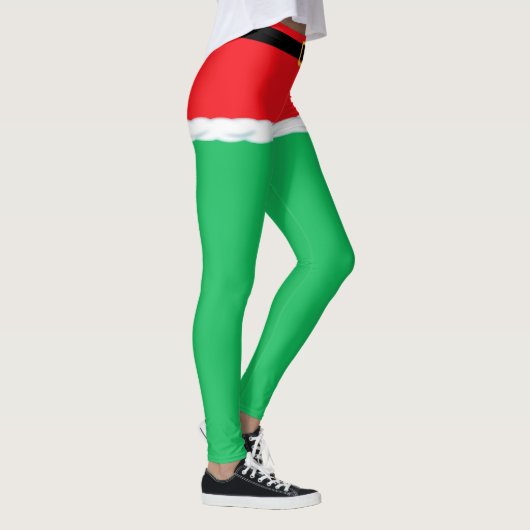 leggings Elf Vert de Noël (Droite)
