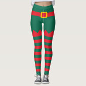 Leggings Elfe de Noël (Devant)