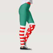 Leggings Elfe de Noël Père Noël de petites jambes d'aide (Droite)