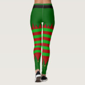 Leggings elfes de Noël (Dos)