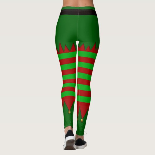 Leggings elfes de Noël (Dos)