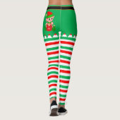 Leggings elfes de Noël (Dos)