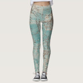 Leggings Elgin l'Illinois 1870 Plat le centre ville de (Devant)