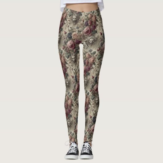 Leggings Elle a des griffes - gothique victorien (Devant)