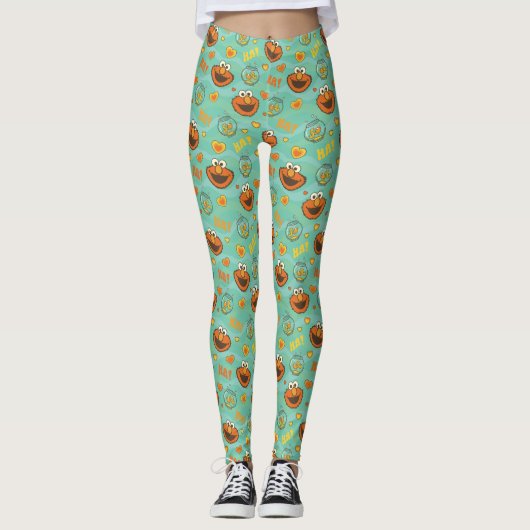 Leggings Elmo et le Motif Goldfish (Devant)