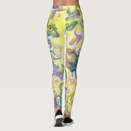 Leggings Emballages d'aquarelle pour les femmes qui aiment  (Dos)