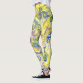 Leggings Emballages d'aquarelle pour les femmes qui aiment (Gauche)