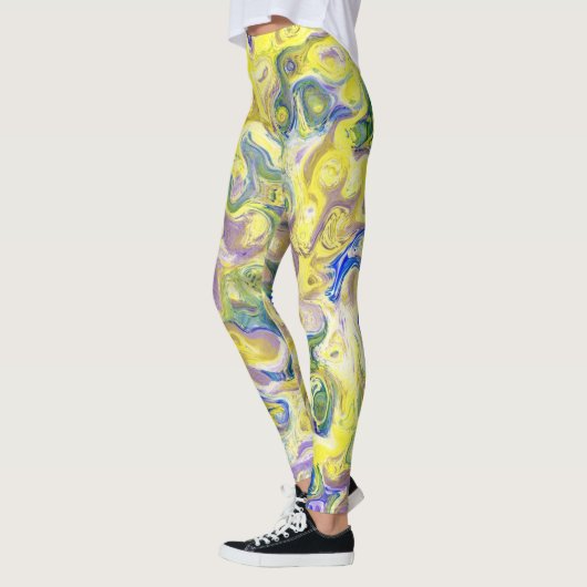 Leggings Emballages d'aquarelle pour les femmes qui aiment  (Gauche)