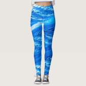 Leggings Emballages sur papier avec conception de câble Abs (Devant)