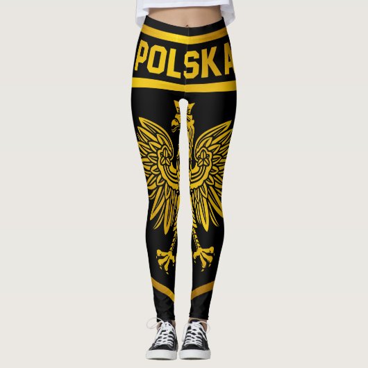 Leggings Emblème de la Pologne (Devant)