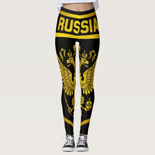 Leggings Emblème de la Russie (Devant)