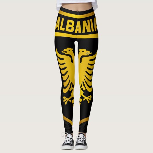 Leggings Emblème de l'Albanie (Devant)