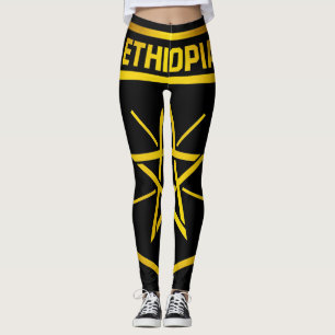 Leggings Emblème de l'Éthiopie