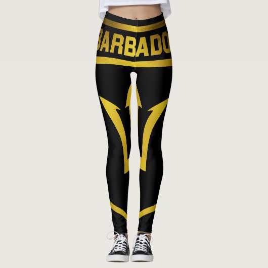 Leggings Emblème des Barbade (Devant)