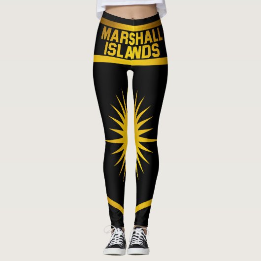 Leggings Emblème des Marshall Islands (Devant)