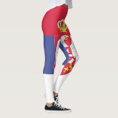 Leggings Emblème du drapeau de la Serbie (Droite)