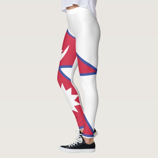 Leggings Emblème du drapeau du Népal (Gauche)