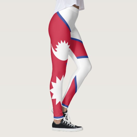 Leggings Emblème du drapeau du Népal (Droite)