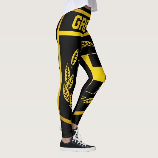 Leggings Emblème grec (Droite)