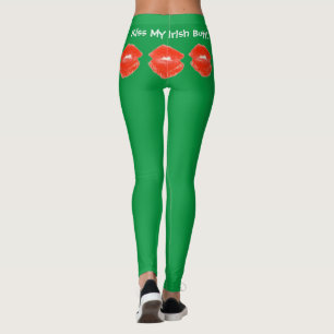 Leggings Embrasse Mes Jambes Irlandaises Butt Green St. Pat