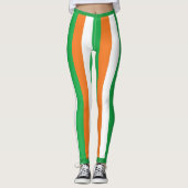 Leggings Embrasse-moi I ml Irish Stripes Bright White Heart (Devant)