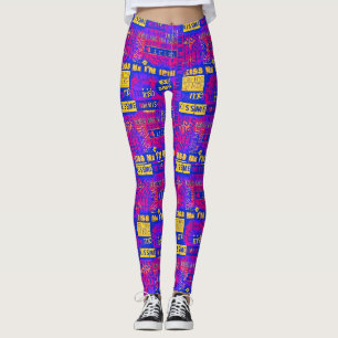 Leggings Embrasse-moi Je suis Irlandais Bright Word Play