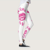 Leggings Embrasse-Moi ! Lèvres roses (Droite)