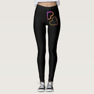 Leggings Embrasser les jambes des coeurs