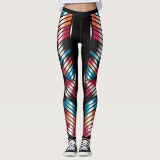 Leggings Embrayé Dans Les Légendes De Couleur
