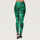 Leggings Emerald and Gold Safari Series Design 10 (Dos)