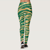 Leggings Emerald et Gold Safari Series Design 2 (Dos)