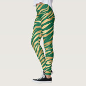 Leggings Emerald et Gold Safari Series Design 2 (Gauche)
