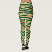 Leggings Emerald et Gold Safari Series Design 4 (Dos)