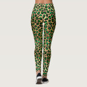Leggings Emerald et Gold Safari Series Design 8 (Dos)