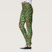 Leggings Emerald et Gold Safari Series Design 8 (Gauche)