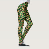 Leggings Emerald et Gold Safari Series Design 8 (Droite)