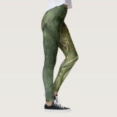 Leggings Émeraude Green Rustic Steampunk Horloge (5) (Droite)