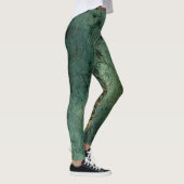 Leggings Émeraude Green Rustic Steampunk Horloge (8) (Droite)