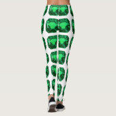 Leggings Émeraude Motif verte (Dos)