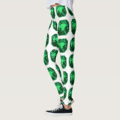 Leggings Émeraude Motif verte (Gauche)