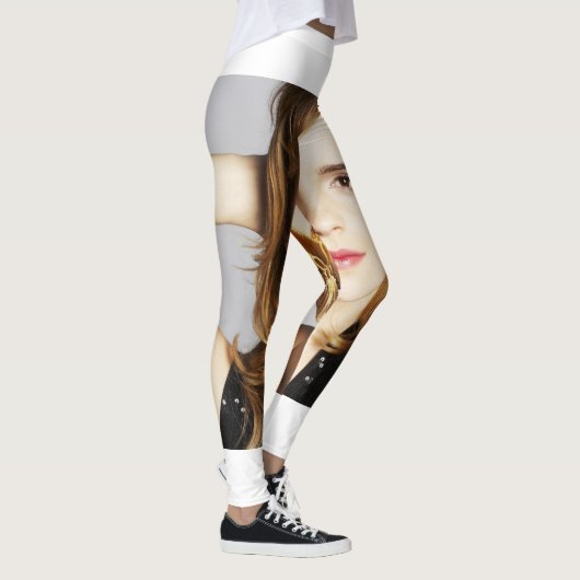 Leggings Emma Watson imprimée pour les filles (Droite)