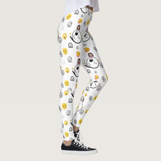 Leggings Émoji coloré (Droite)