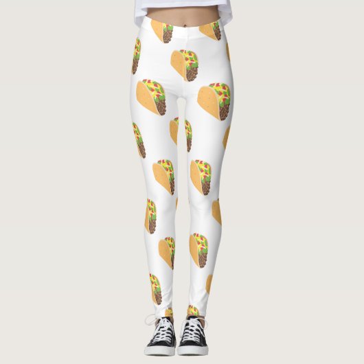 leggings emoji taco (Devant)
