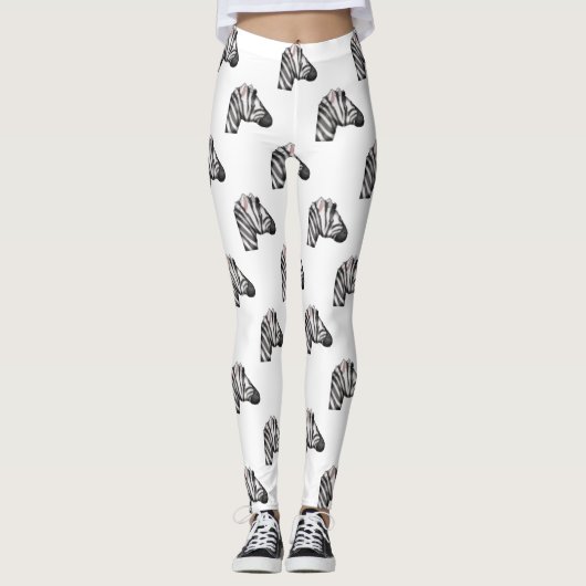 leggings emoji zebra (Devant)