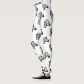 leggings emoji zebra (Gauche)