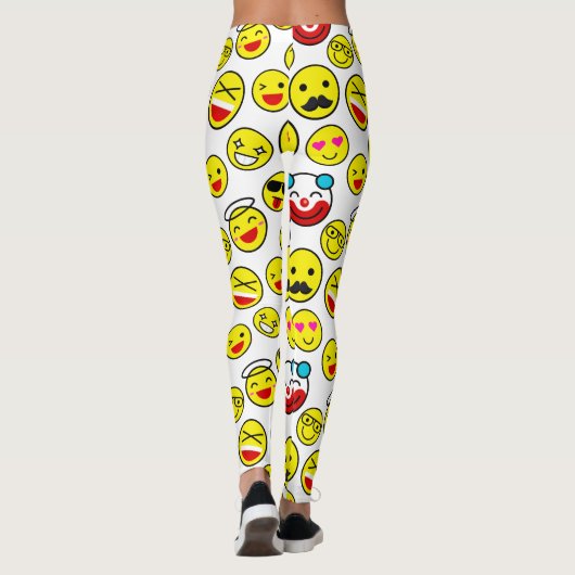 Leggings émoticônes clowns (Dos)