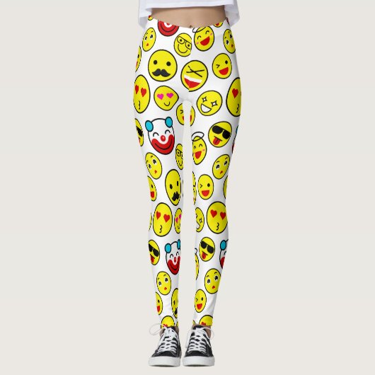 Leggings émoticônes clowns (Devant)