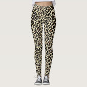 Leggings Empreinte de léopard (Devant)