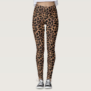 Leggings Empreinte de léopard