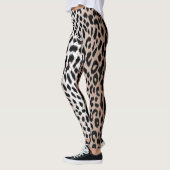 Leggings Empreinte de léopard de Cheetah à deux tons (Gauche)
